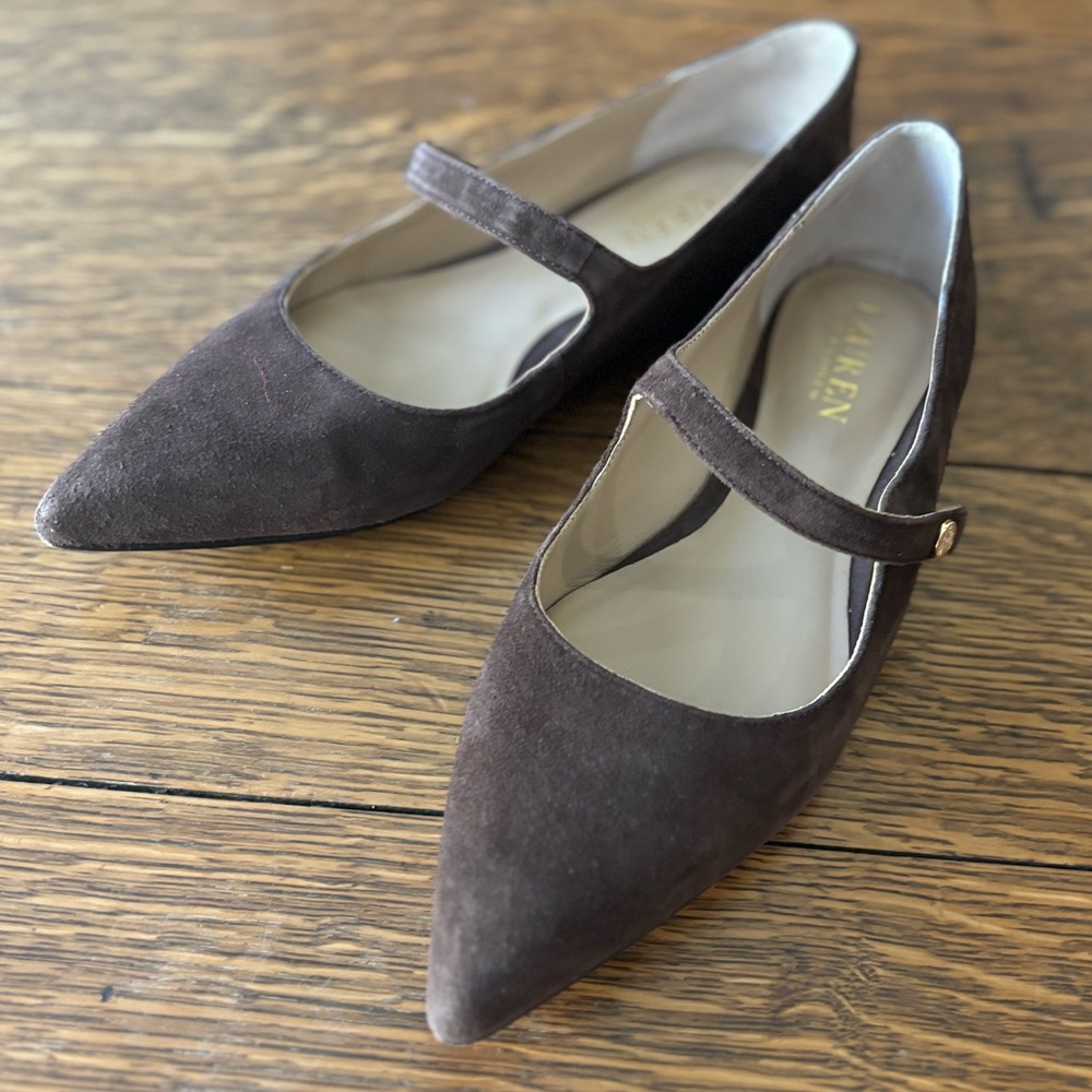 Ralph Lauren Brown Flats